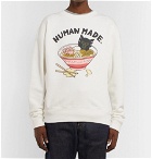 Human Made - Printed Loopback Cotton-Jersey Sweatshirt - White