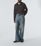 Loewe Striped cotton polo sweater