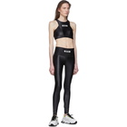 MSGM Black Logo Sports Bra