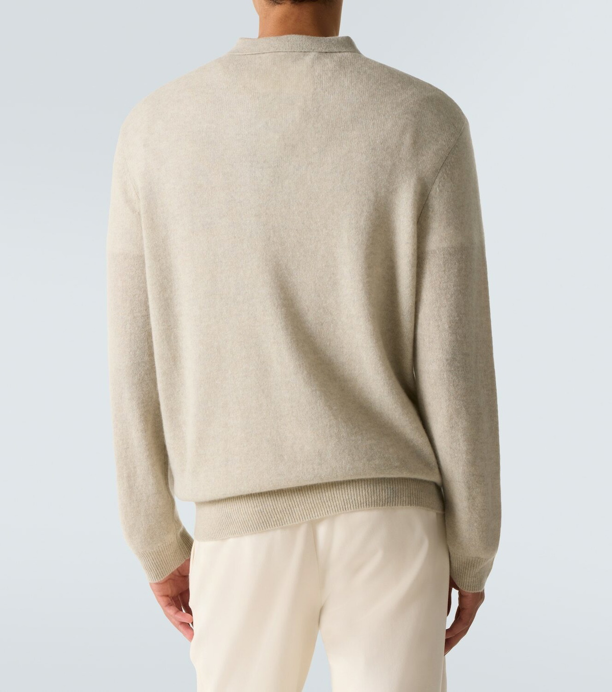 Le Kasha Crete cashmere polo sweater