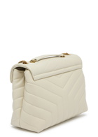 Saint Laurent LouLou Small Leather Shoulder bag - White - One Size
