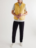 Brunello Cucinelli - Quilted Shell Down Gilet - Yellow