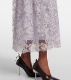 Jacques Wei Embellished lace cocktail dress