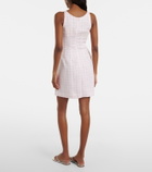 Faithfull Sanne gingham linen mini dress