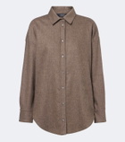 'S Max Mara Wool flannel shirt