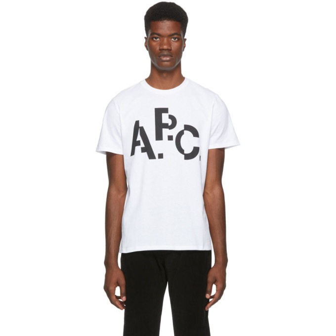 Photo: A.P.C. White Decale T-Shirt