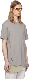 POST ARCHIVE FACTION (PAF) Gray 8.0 Center T-shirt