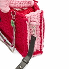 Charles Jeffrey Loverboy Women's Bulldog Charm Bucket Bag in Red/Pink 