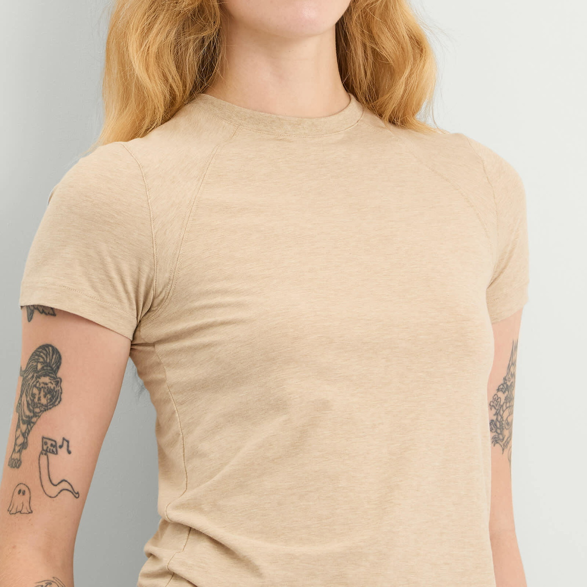 Entire Studios Women's Mini T-Shirt in Taupe