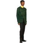 Namacheko Green Three Ply Asymmetric Sweater