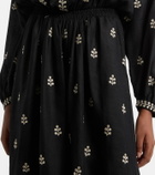 Isabel Marant Rodilia embroidered silk maxi dress