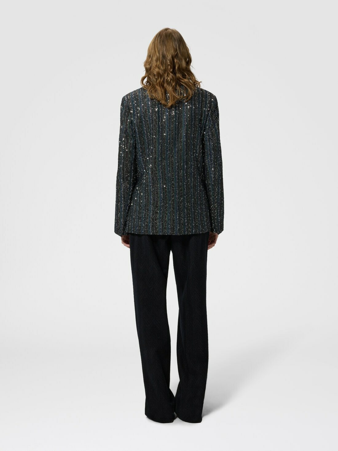 Missoni - Striped lamé knit blazer, Women, Multicoloured