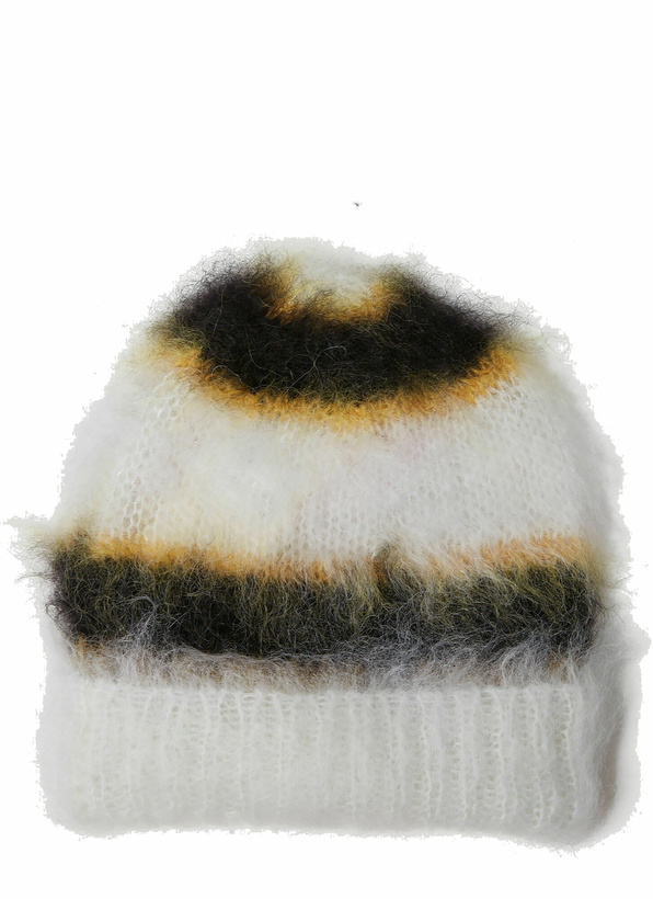 Photo: Mohair Beanie Hat in White