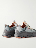 ON - Cloudaway Smoky Quartz Rubber-Trimmed Ripstop and Mesh Running Sneakers - Gray