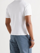 MR P. - Cotton and Silk-Blend Jersey T-Shirt - White - L