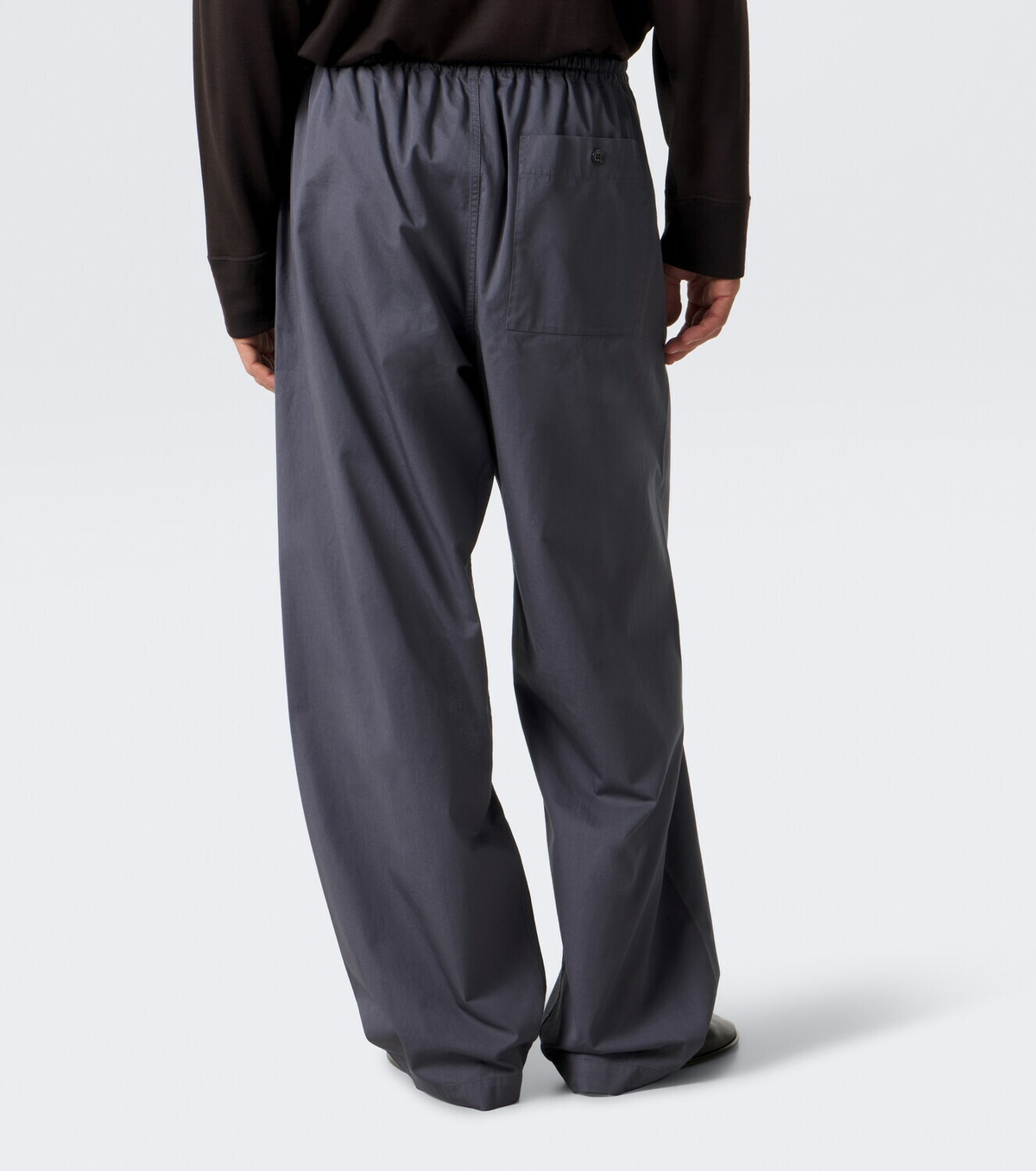 Lemaire Cotton twill wide-leg pants