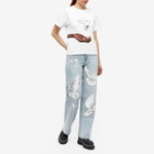 3.Paradis Women's Hand Dove T-Shirt in White