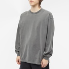 WTAPS Men's 04 Long Sleeve Washed T-Shirt in Black