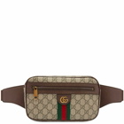 Gucci Men's Ophidia GG Monogram Waist Bag in Beige
