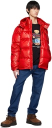 Polo Ralph Lauren Red Quilted Down Jacket