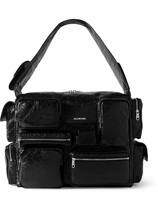 Photo: Balenciaga - Superbusy Large Cracked-Leather Tote Bag