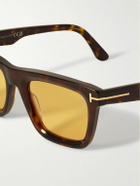 TOM FORD - Lelio Square-Frame Tortoiseshell Acetate Sunglasses