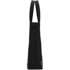 Thom Browne Black Unstructured Nylon Tote