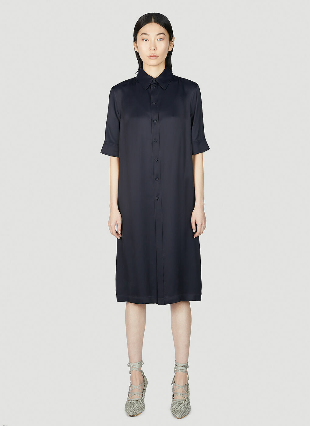 Jil Sander - Shirt Dress in Navy Jil Sander