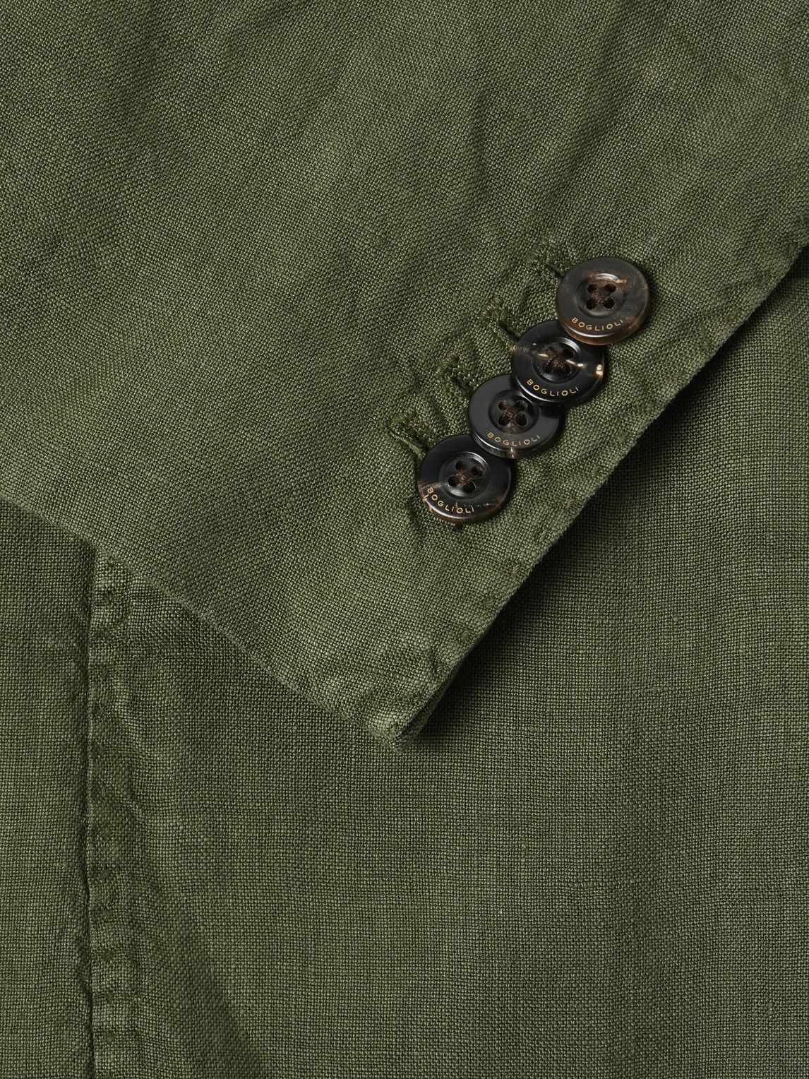 Boglioli - Unstructured Linen Suit Jacket - Green