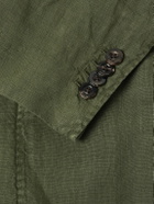 Boglioli - Unstructured Linen Suit Jacket - Green