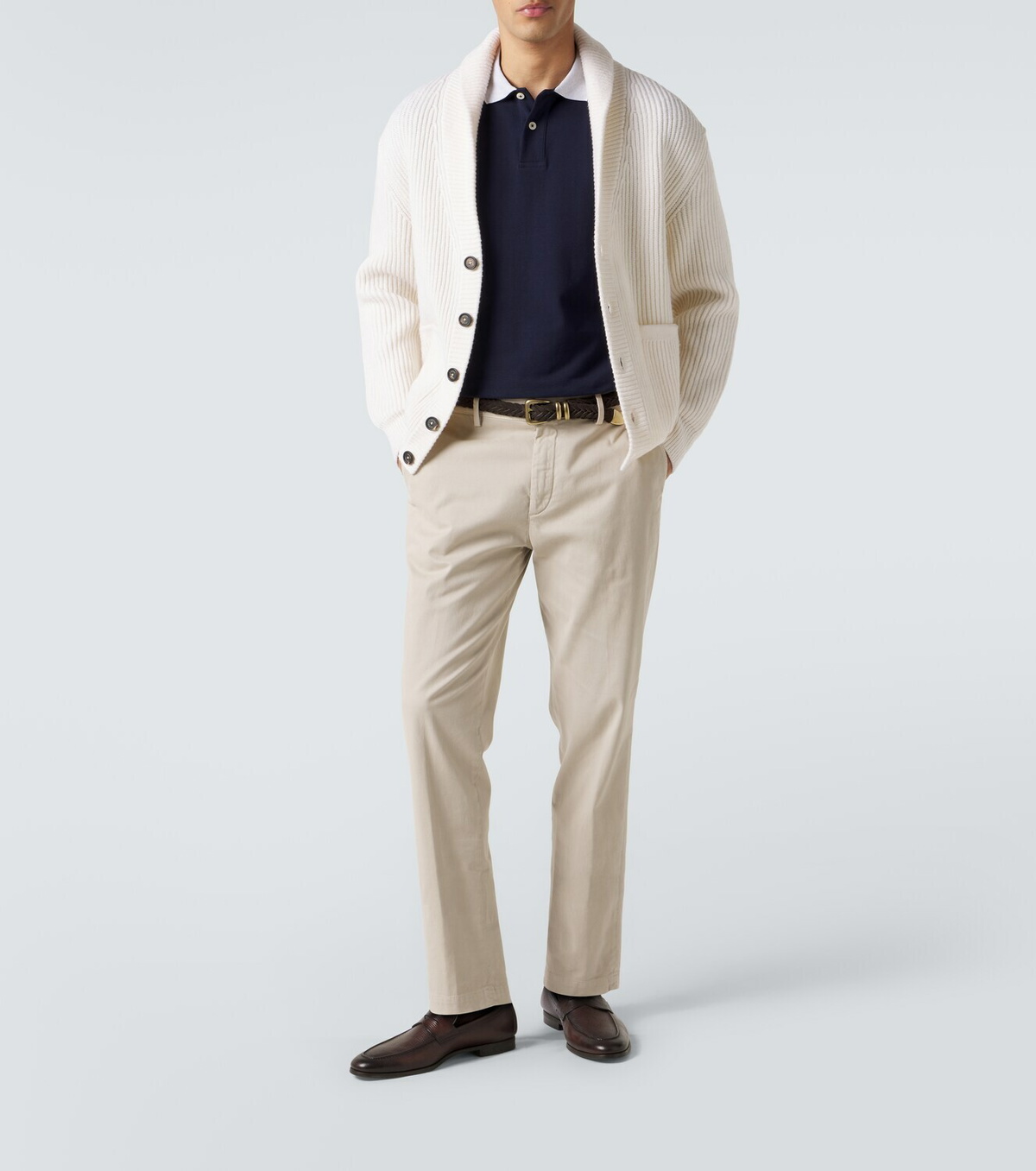 Eleventy Cotton piqué polo shirt