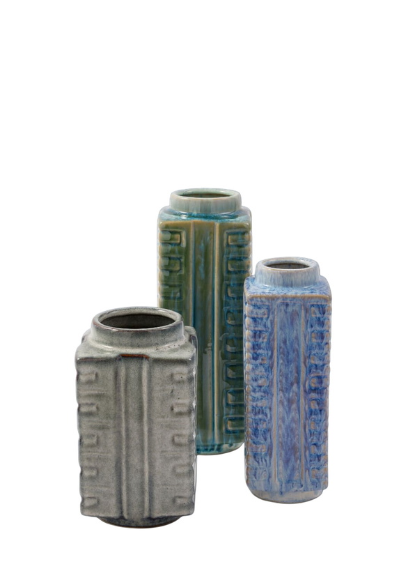 Photo: POLSPOTTEN Set Of Three Small City Vase