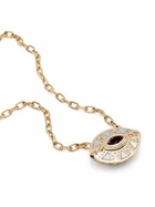 Harwell Godfrey 18K Yellow Gold Cleopatra’s Eye Diamond And Amethyst Necklace