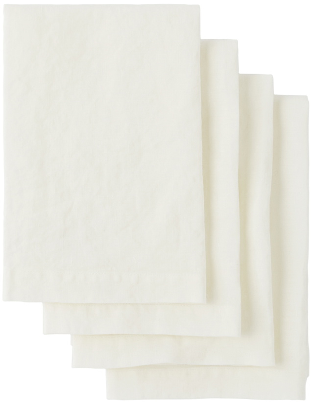 Photo: Tekla Off-White Linen Napkin Set