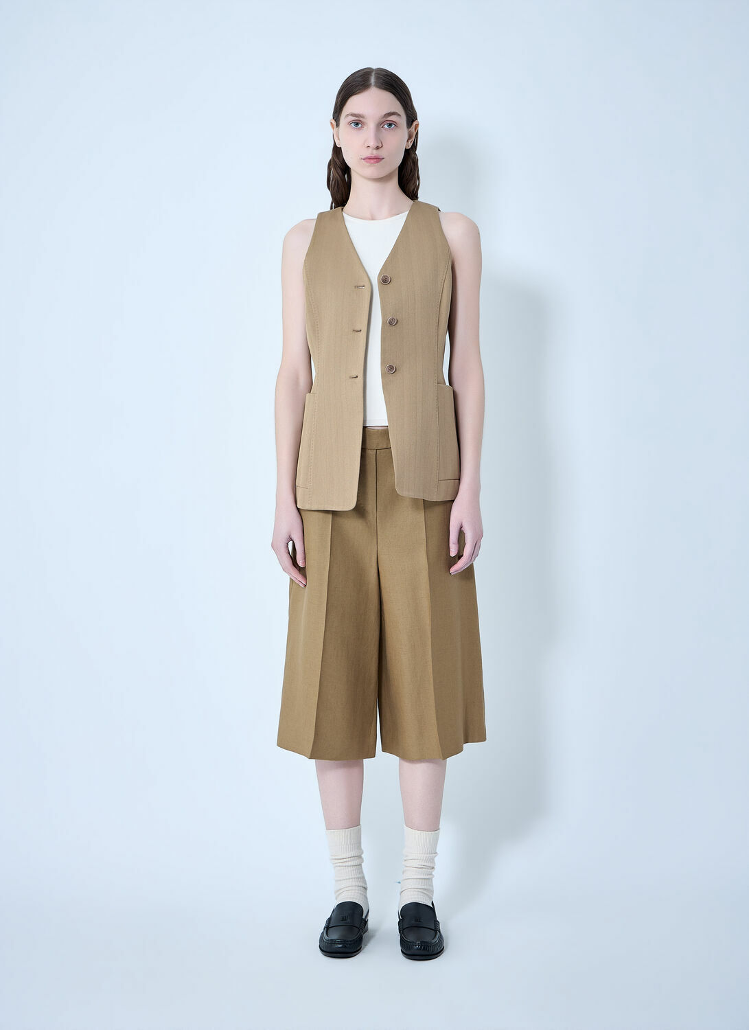 Max Mara Tailored Vest with Button Fastening