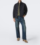 RRL Waffle-knit cotton Henley shirt