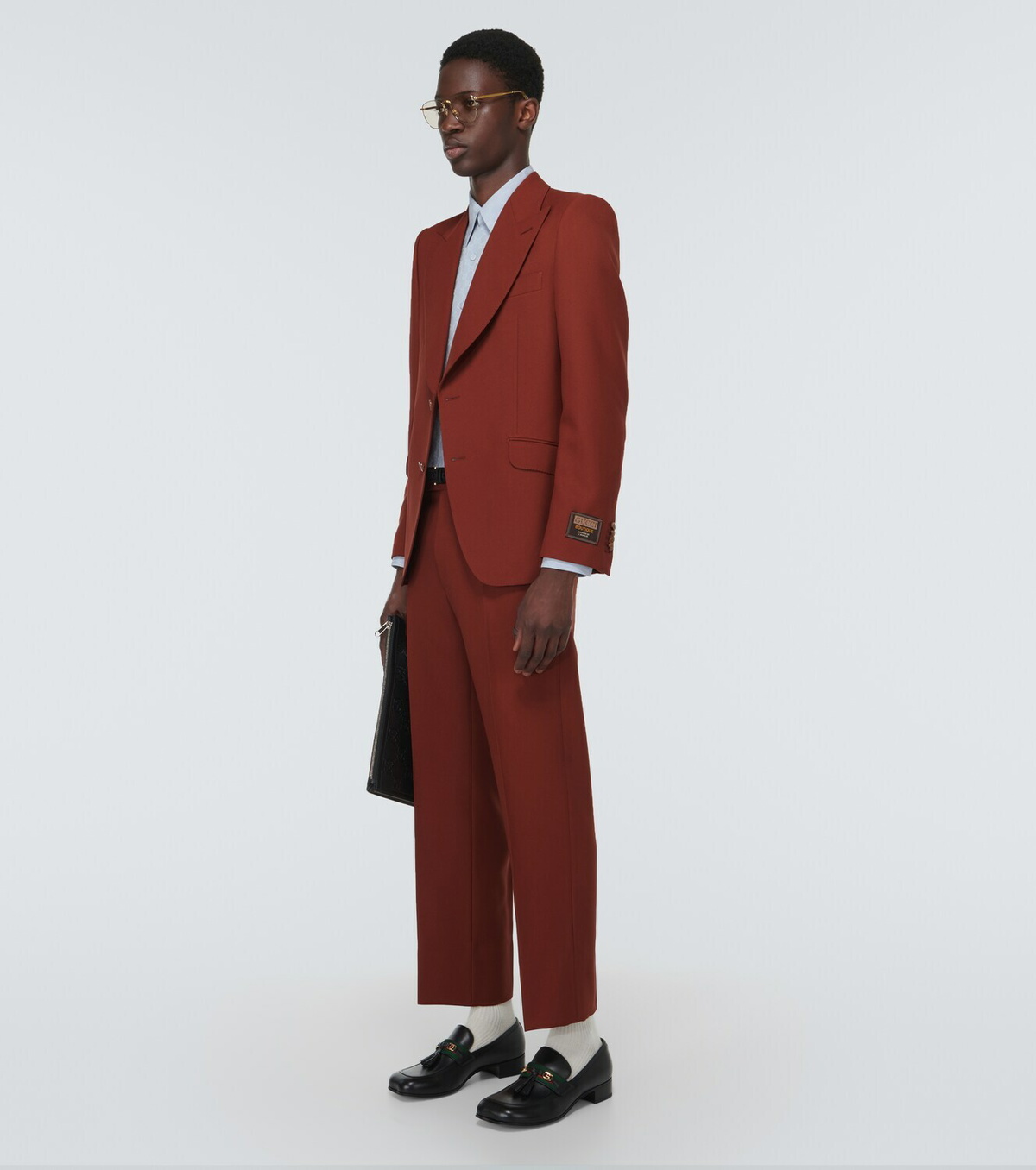 Gucci GG jacquard silk shirt