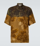 Dries Van Noten Printed bowling shirt