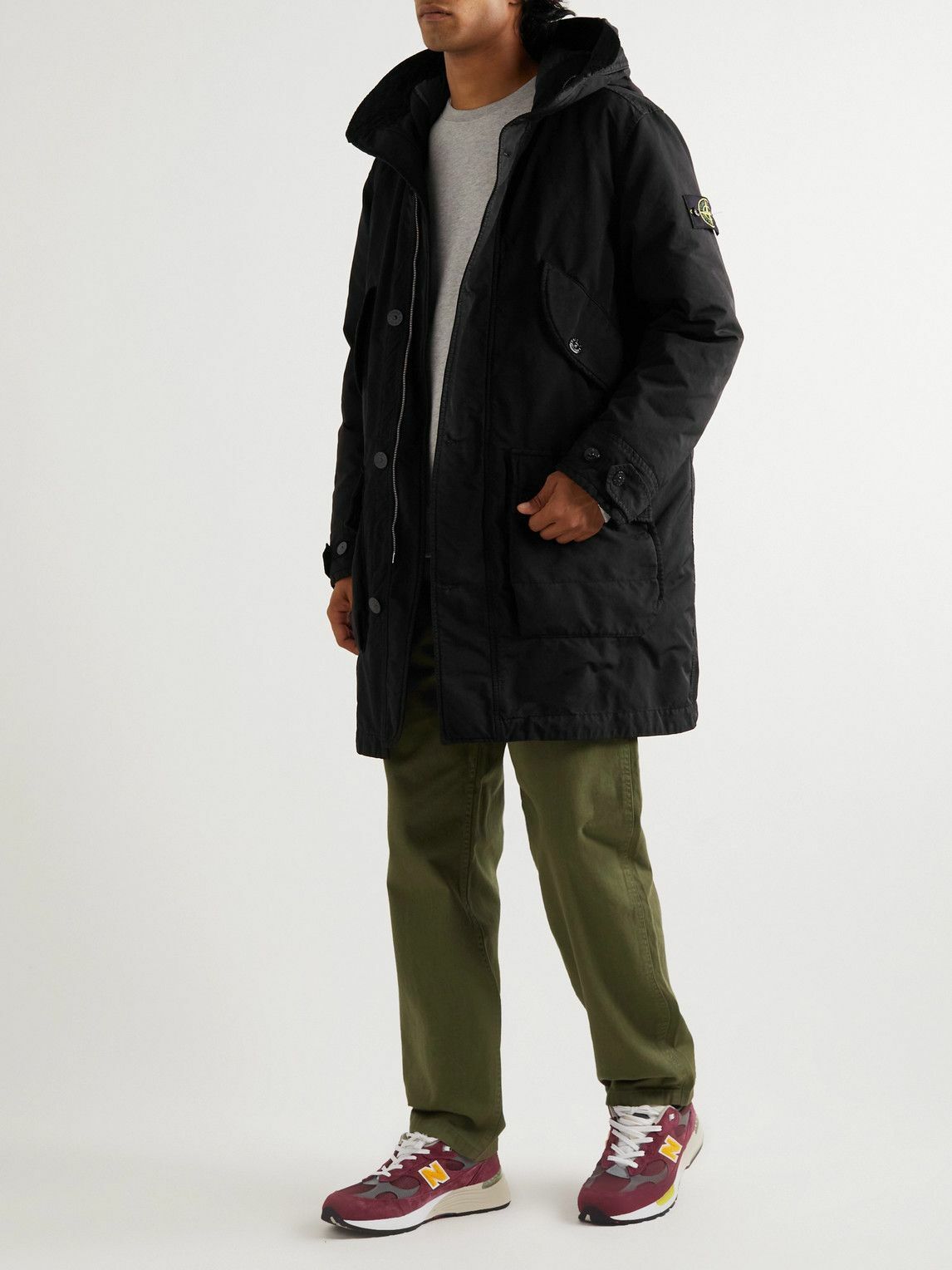 Stone Island - David Shell Hooded Down Parka - Black Stone Island