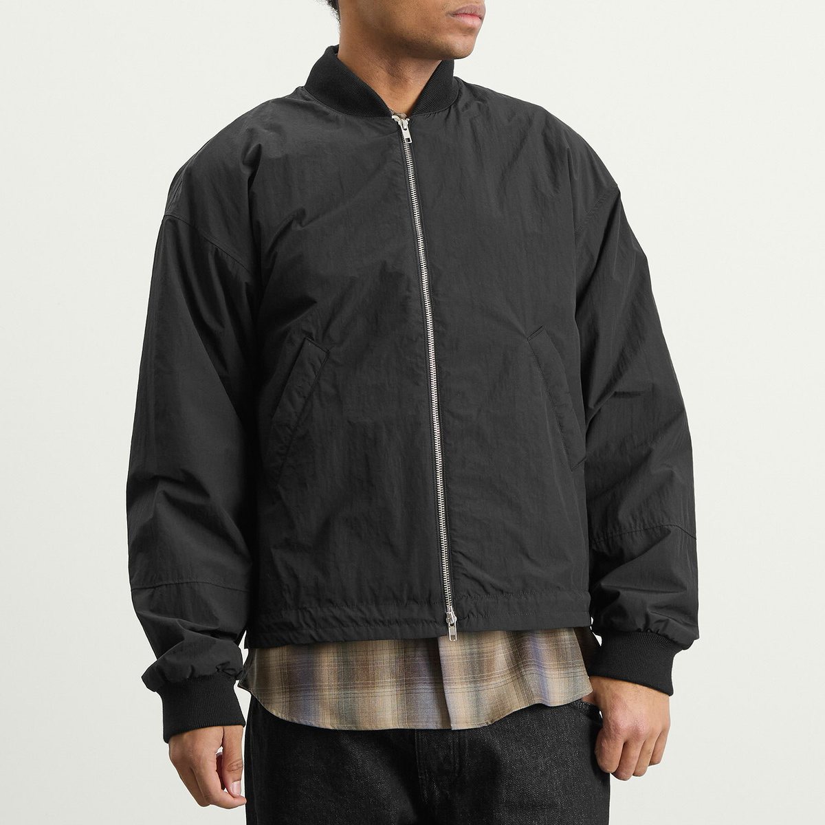 YMC Men's Basement Bomber Jacket in Black