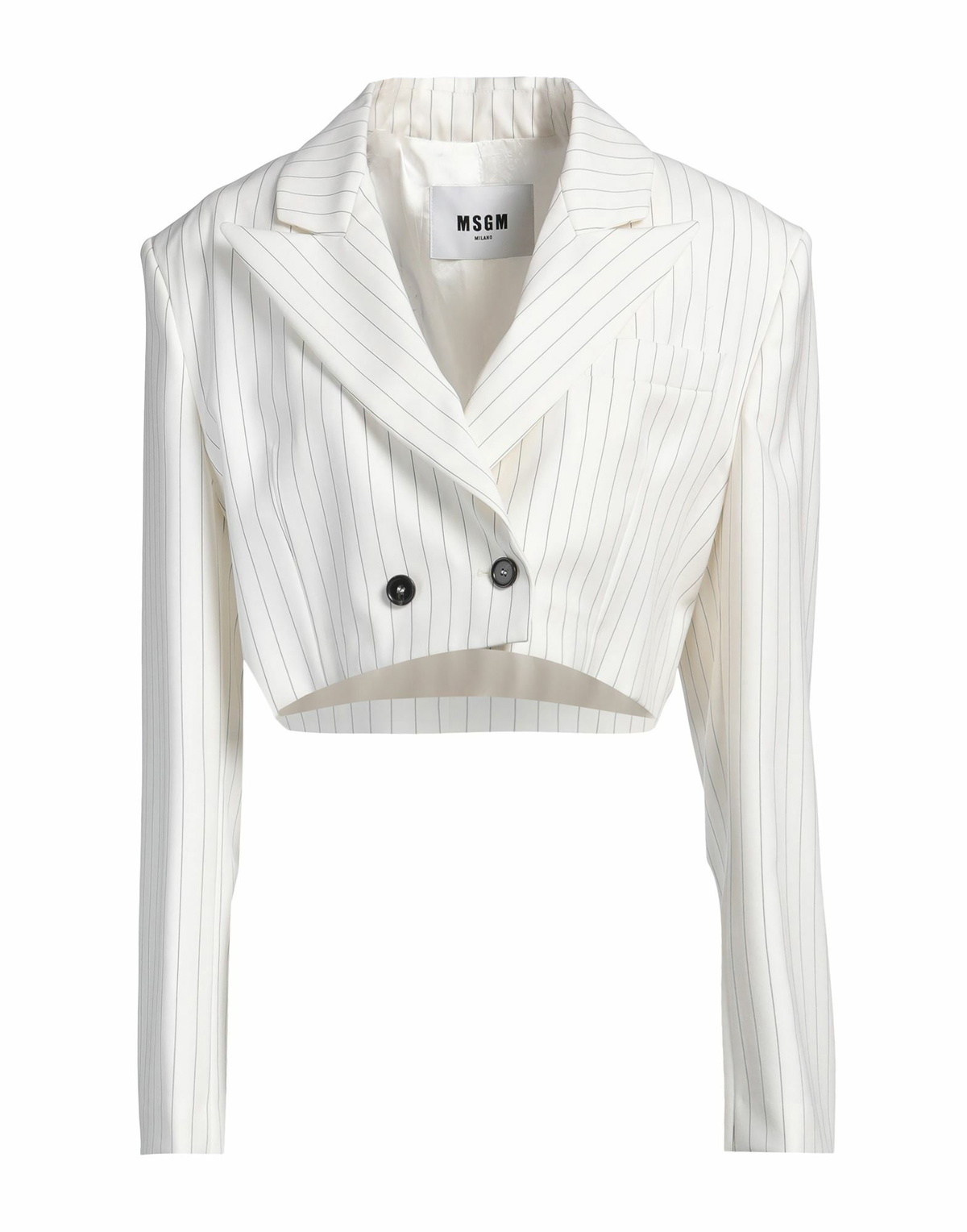 Msgm Womens Blazer in White