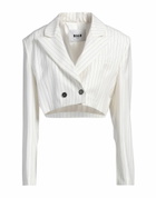 Msgm Womens Blazer in White