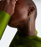 Suzanne Kalan 18kt gold drop earrings with gemstones