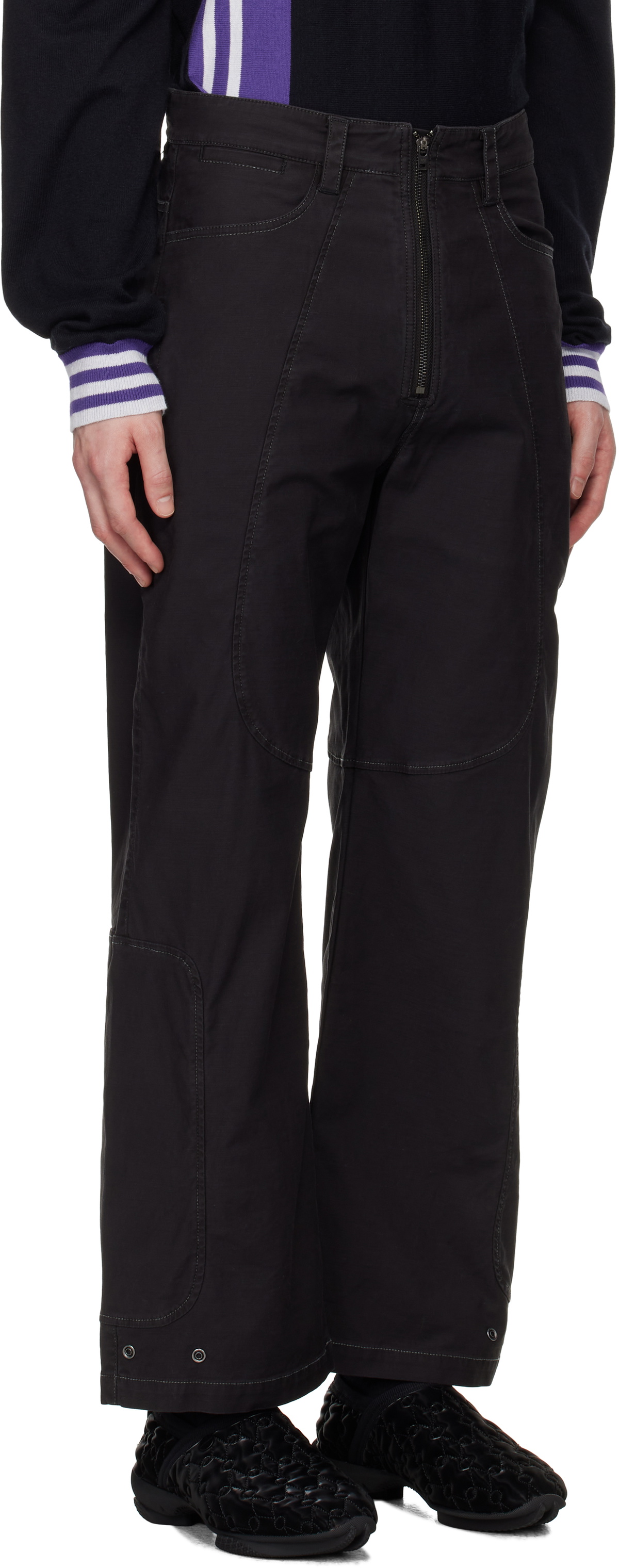 A. A. Spectrum Black Westwind Trousers