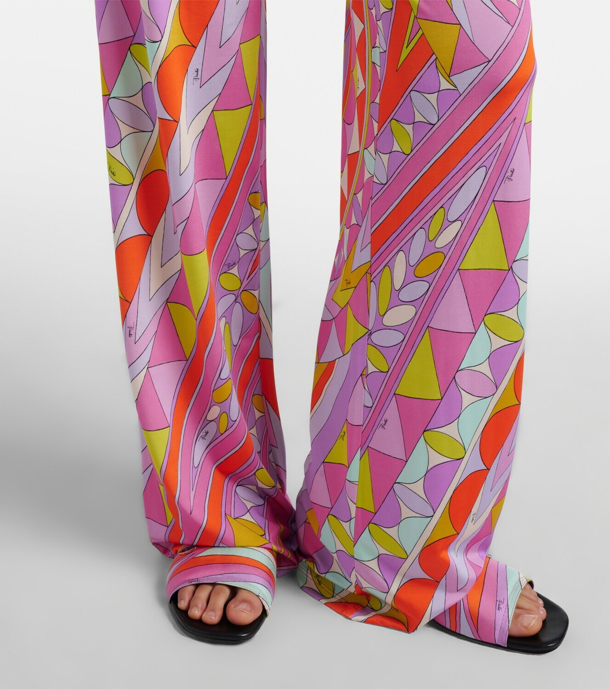 Pucci Manuba jersey satin wide-leg pants