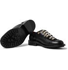 Acne Studios - Suede-Panelled Leather Derby Shoes - Men - Black