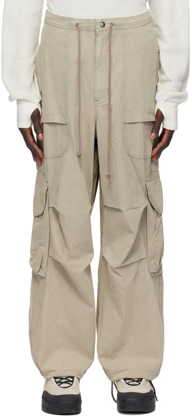 Photo: Entire Studios Taupe Freight Cargo Pants