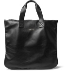 Common Projects - Logo-Print Leather Tote Bag - Black
