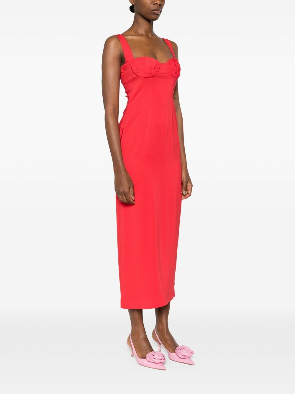 Rowen Rose Gathered-Detail Maxi Dress