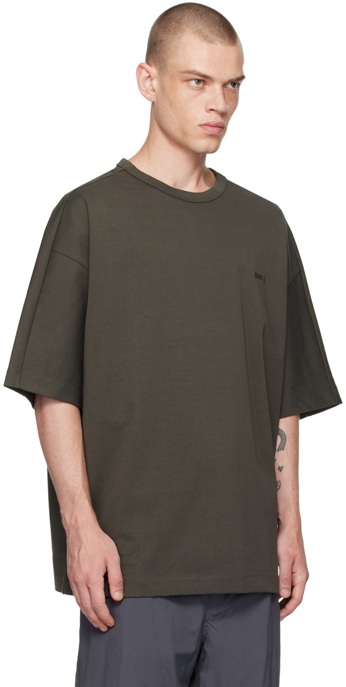 Juun.J Gray Crewneck T-Shirt